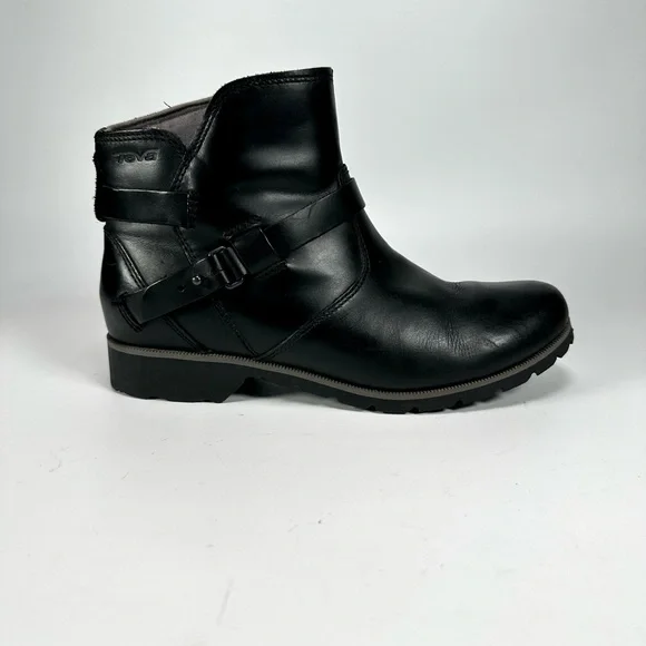 Teva Women’s Black De La Vina Ankle Boots - Picture 6 of 14